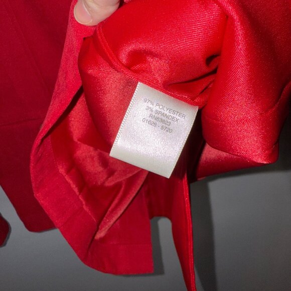 Christopher & Banks Women's Red Button-Up Jacket Size L - Picture 6 of 6